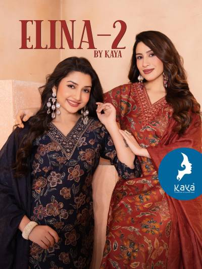 ELINA VOL 2 BY KAYA KURTI DESIGNER SALWAR SUIT WHOLESALER IN INDIA